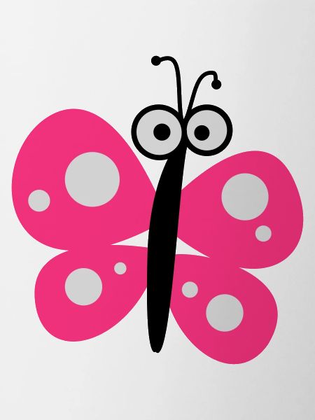 rose papillon