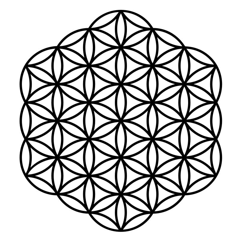 Fleur de la vie - Hexagon