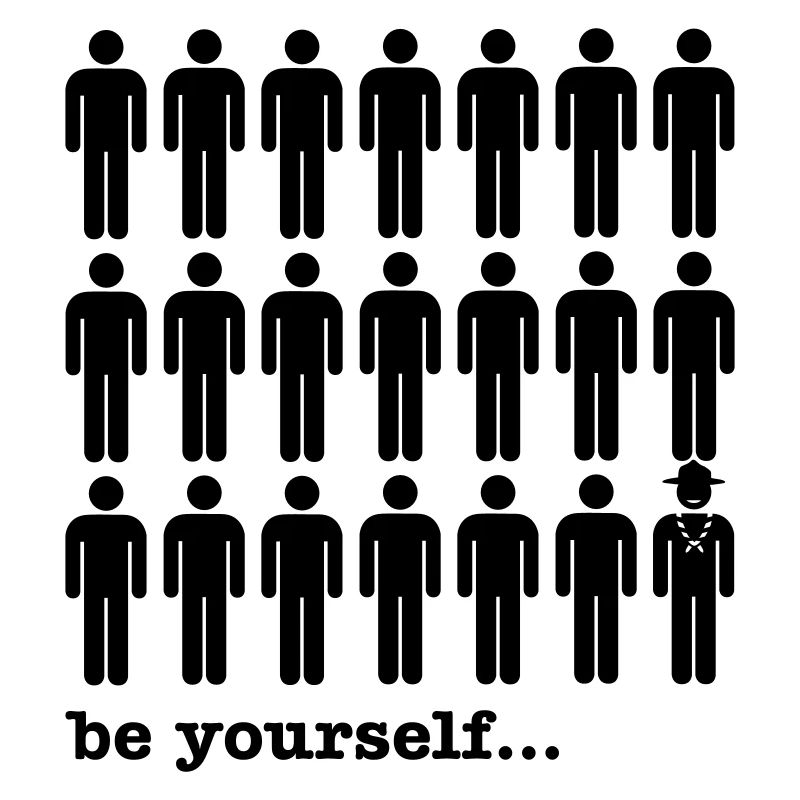 be yourself - Pfadfinder