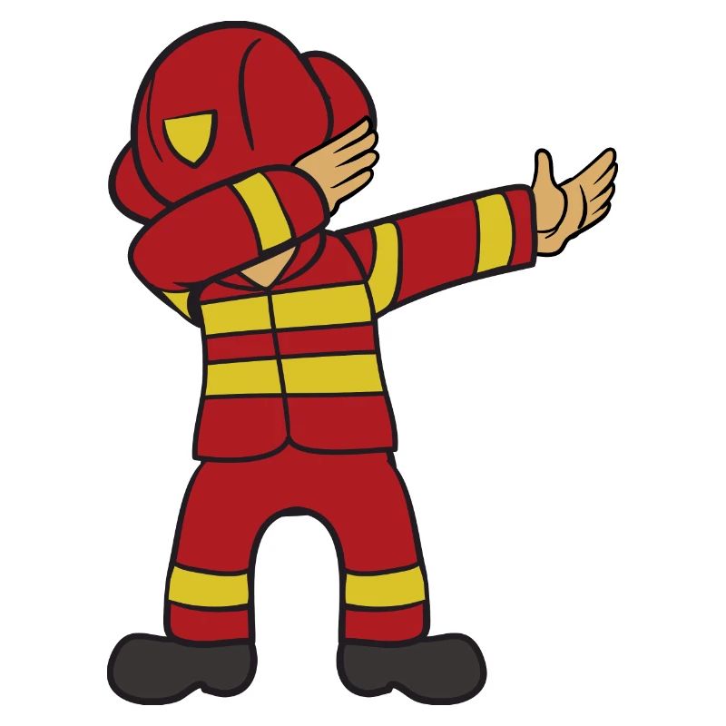 Dabbing Dab Feuerwehrmann