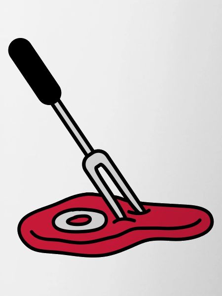 Barbecue Fork And Steak