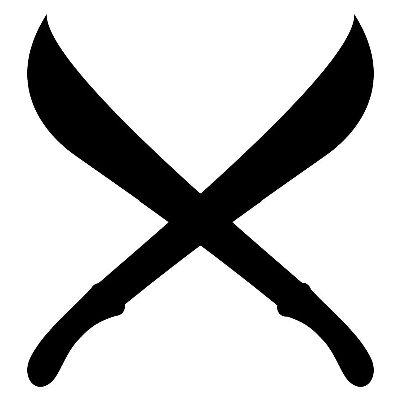 Machettes croisées