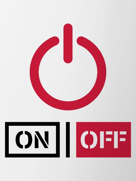 Off On Power Schalter Design