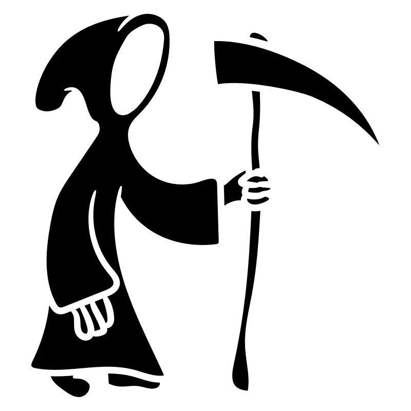 Tod mit Sense Comic Cartoon