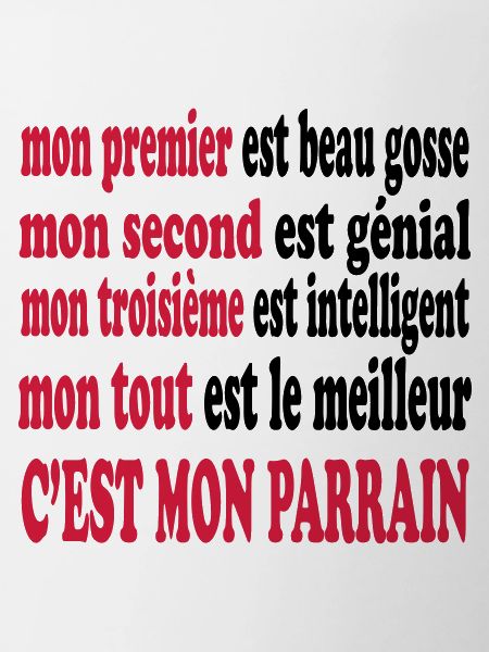 Mon parrain est beau