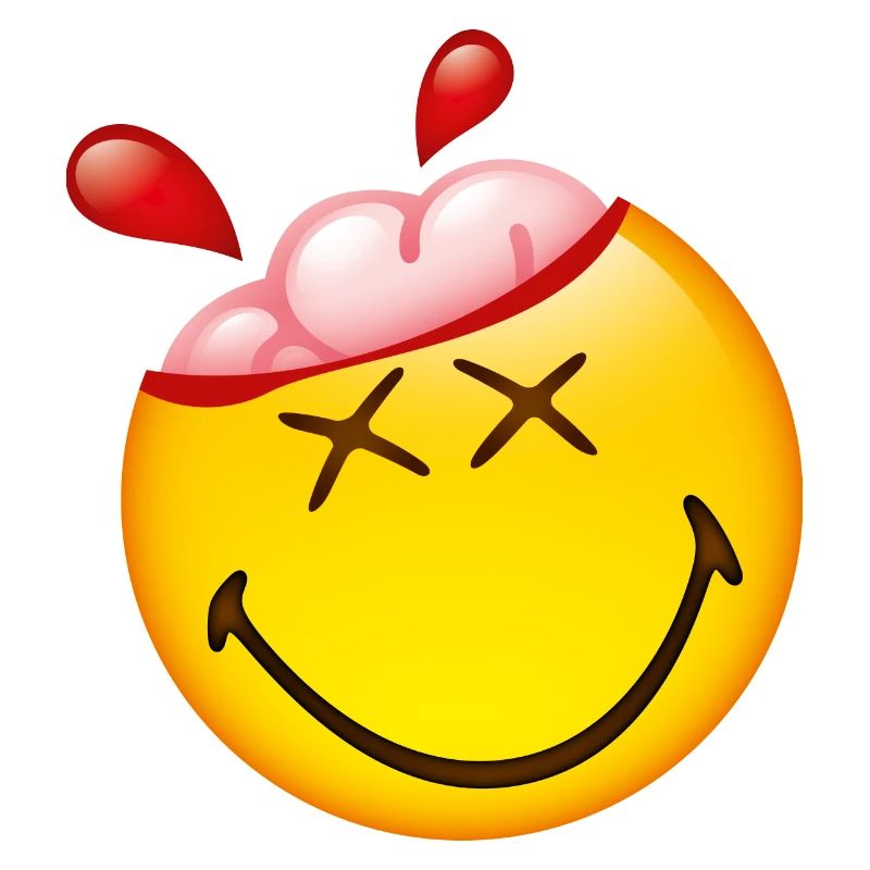 Smiley Glossy Happy Brain