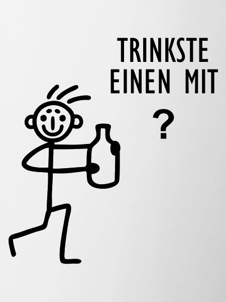Strichmännchen - trinken