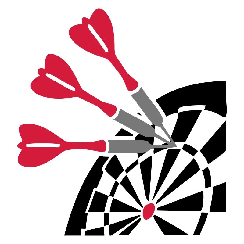 Darts arrow dart board