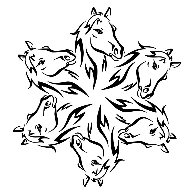 Conception de cheval pour des amateurs de cheval