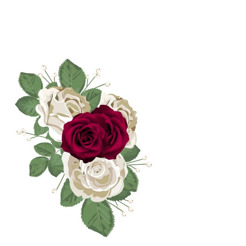 lettre C fleuris