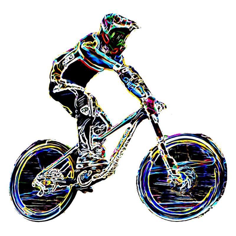 mountain biking downhill