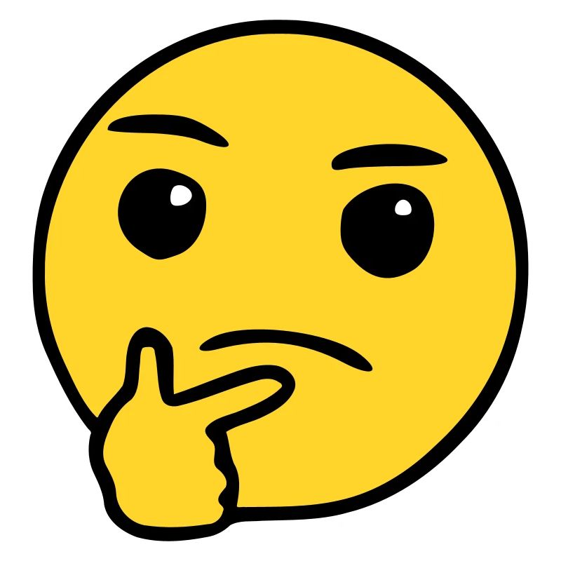 Emoji pensez à la couleur de l’esquisse