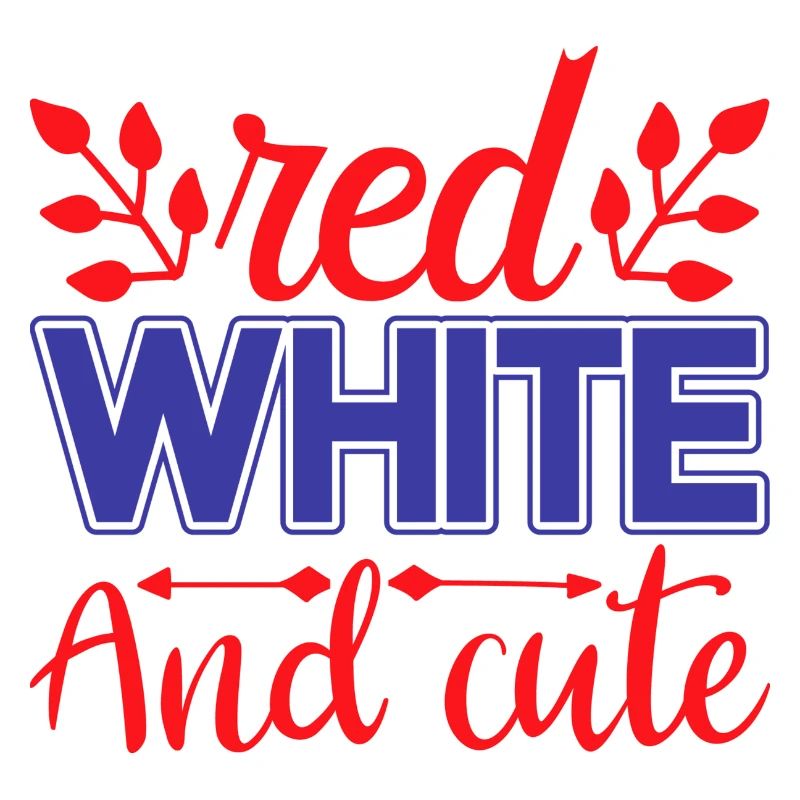 Rouge blanc et mignon