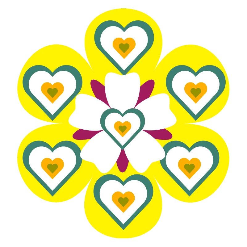 Spirale von Herze der Liebe