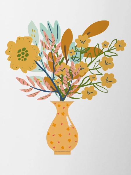 Artful Flower Vase