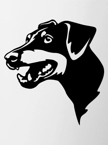 Manchester Terrier Head