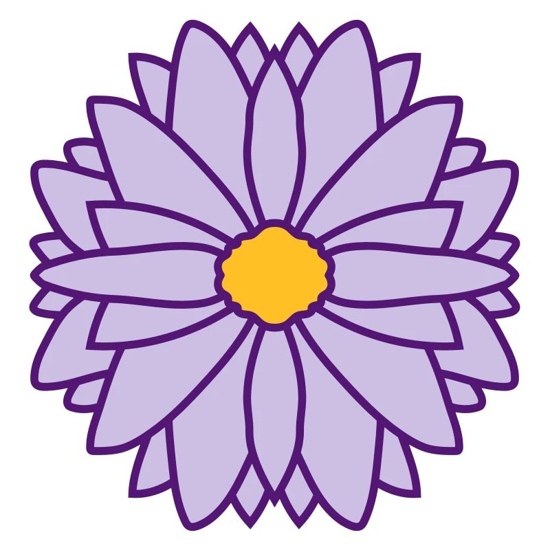 Runde Hübsche Blume Design