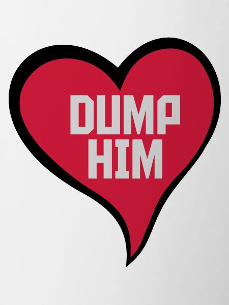 dump him quote logo
