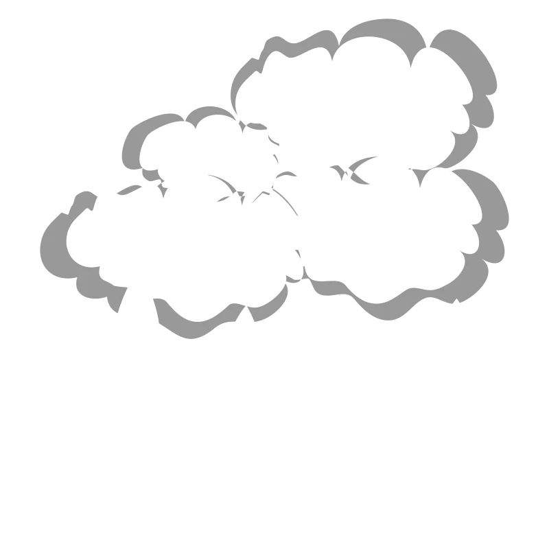 Rain cloud, vector illustration