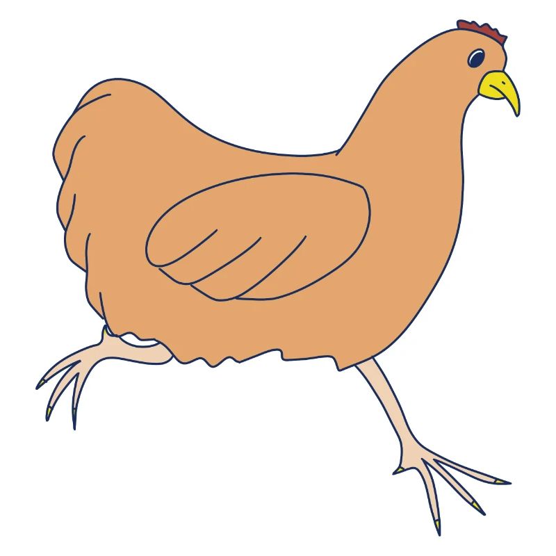 Running chicken