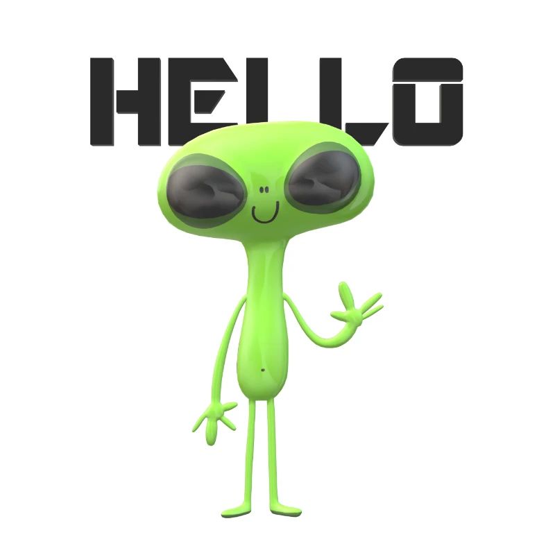 Bonjour extraterrestre extraterrestre drôle