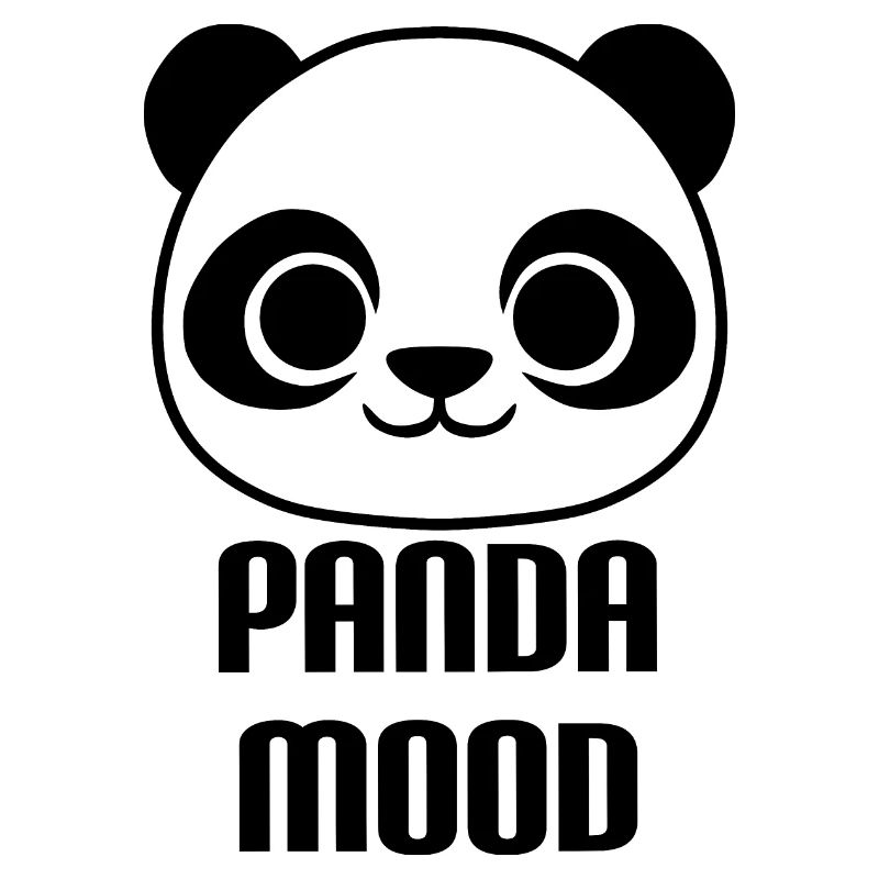Panda Mood : Cute Panda Illustration