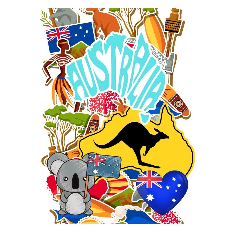 Australien, Känguru.