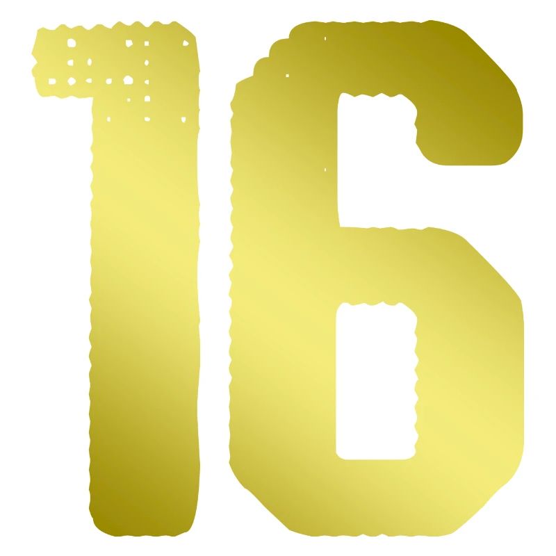 16 Number jersey