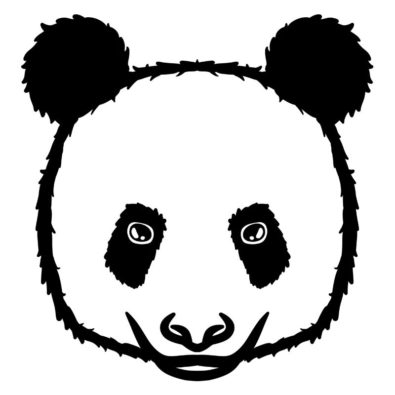 Panda noir