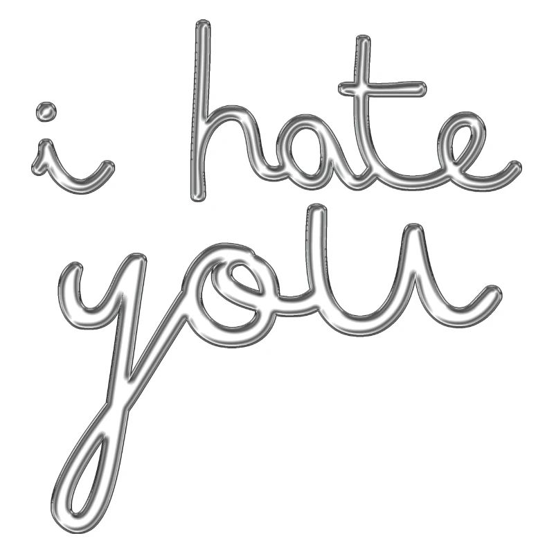 i hate you