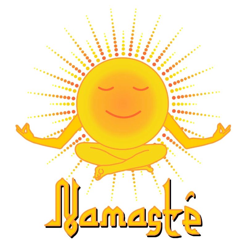 Namasté - méditant cher soleil