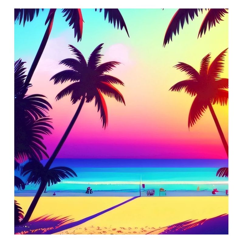 Retro Beach 80s