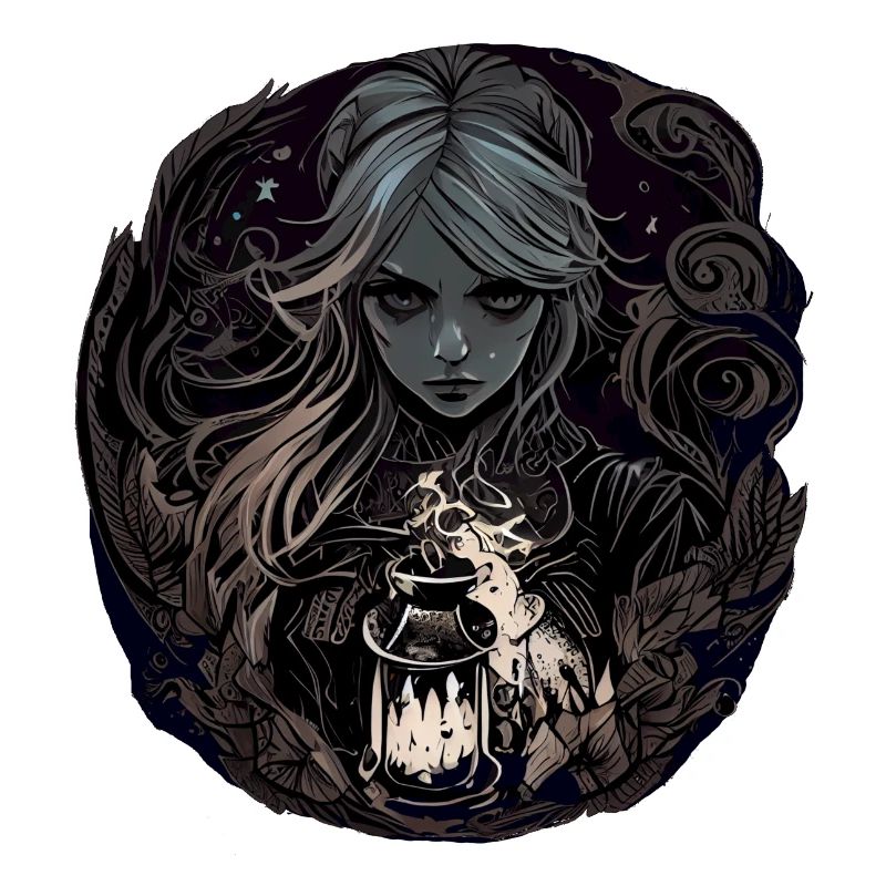 Gloomy Beautiful Witch / Wicca