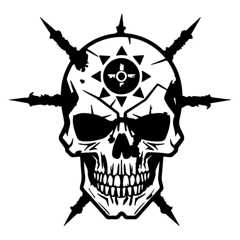 Skull Punk Art