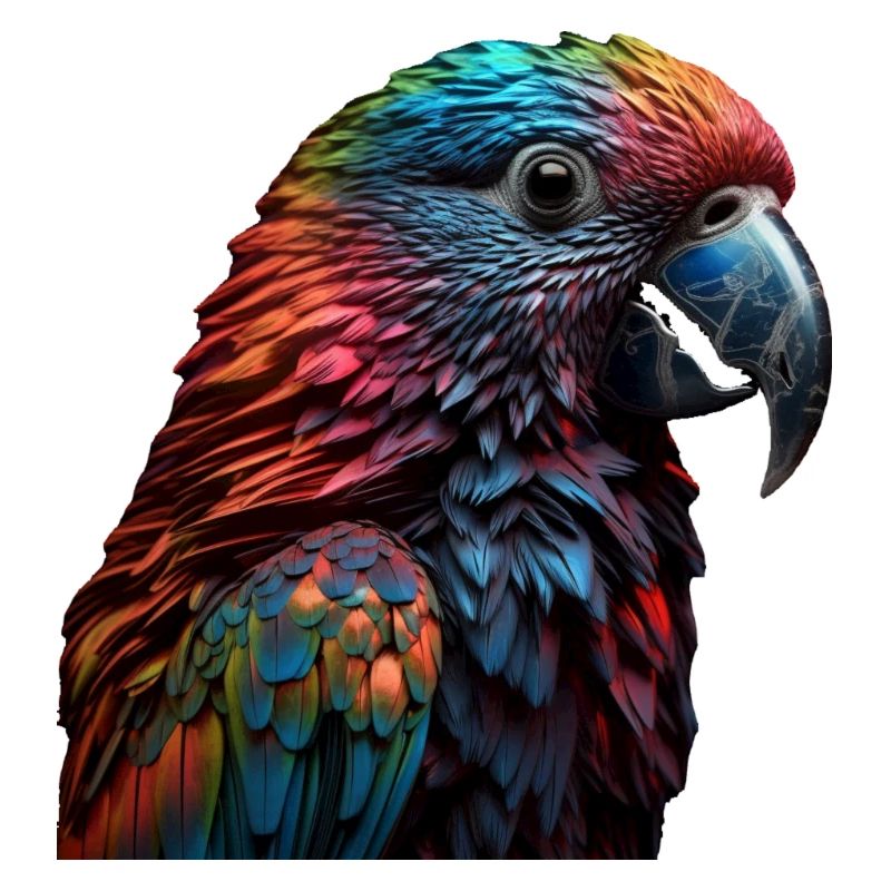 Le perroquet multicolore