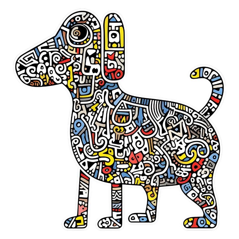 Dog Art Pattern