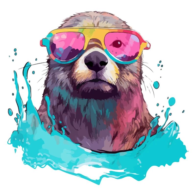 Nini der bebrillte Otter
