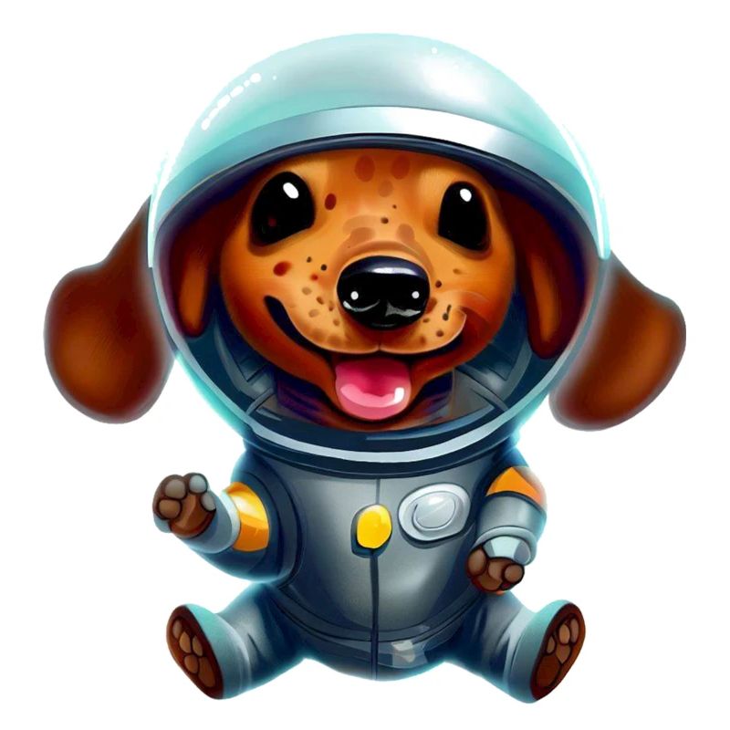 Astronaute teckel