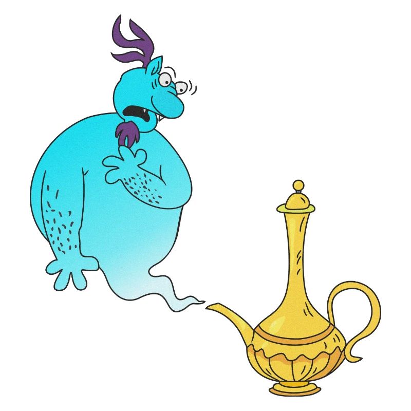 Gini Magic Lamp Génie