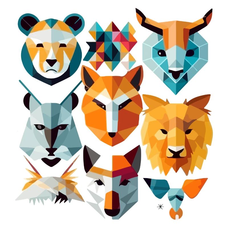 Geometric animals