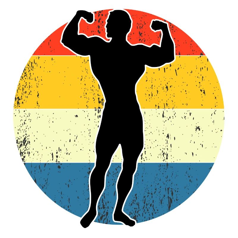 Retro Vintage workout Sunset Design