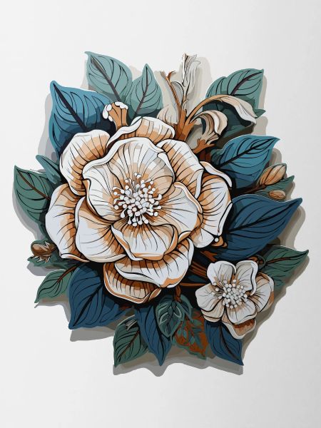 Fleurs blanches