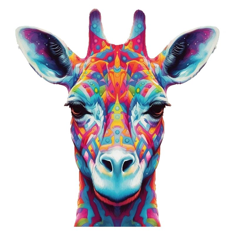 Girafe psychédélique