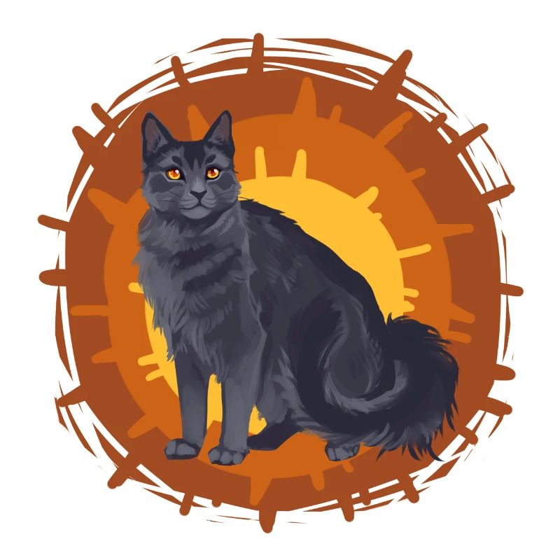 Grestreipe Graustreif Warrior Cats Graue Katze