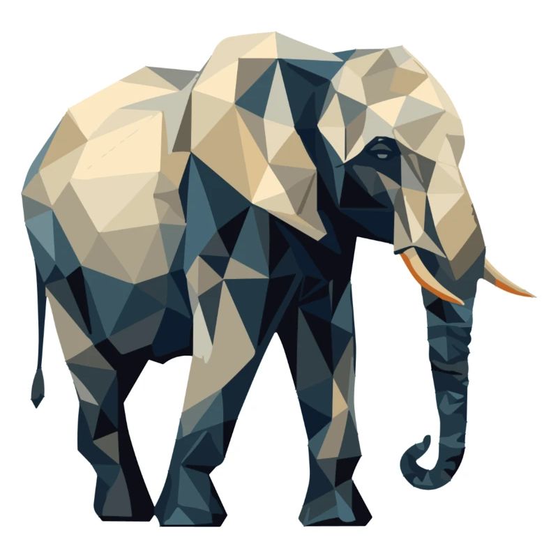 Elefant Origami Style