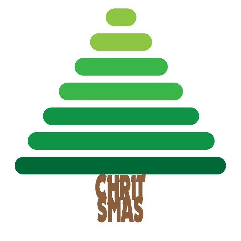 CHRISTMAS Geometric Christmas Tree