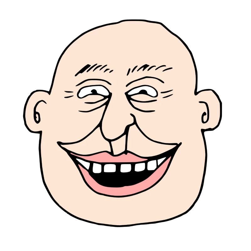 Comic Face Old Man
