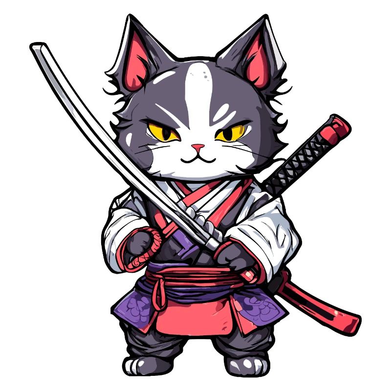 Chat samouraï #20
