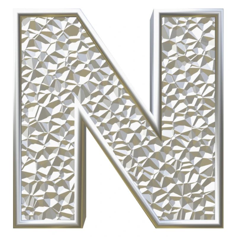 N, letter, letter N, initial, initial N, monogram,