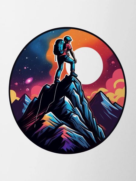 Climbing - Moon - Space